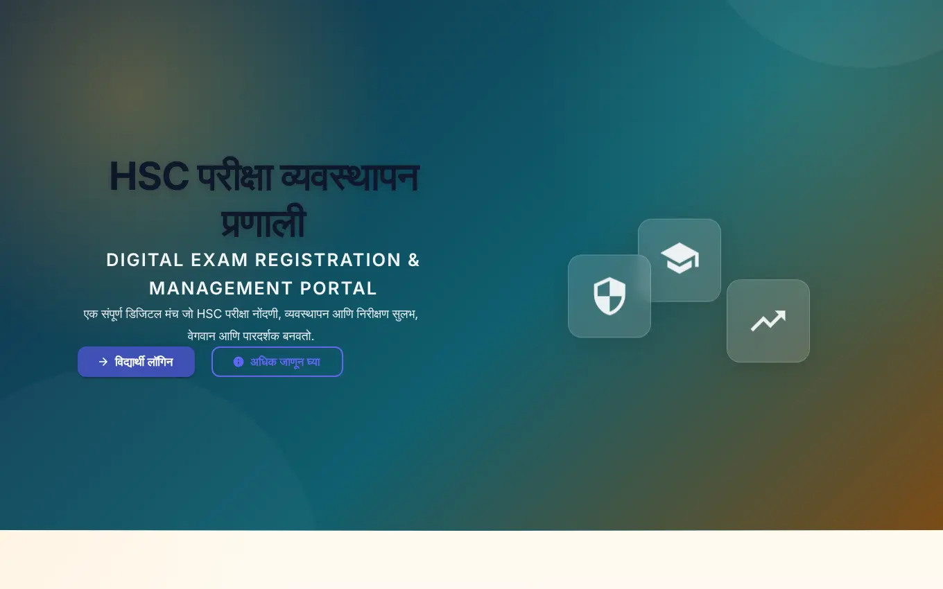 Manage HSC exam workflows with a professional web portal